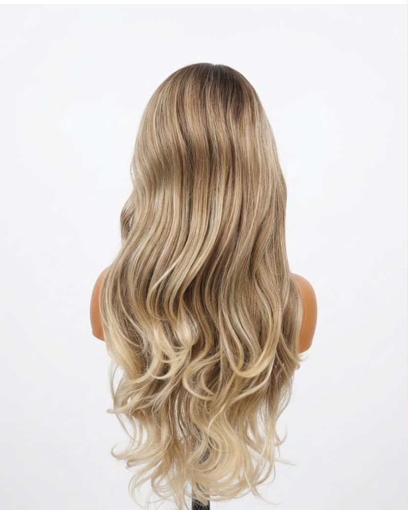 Piano curls blended transparent lace 13*4 28''