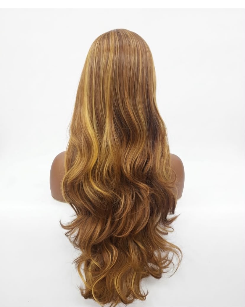 Piano curls blended transparent lace 13*4 28''